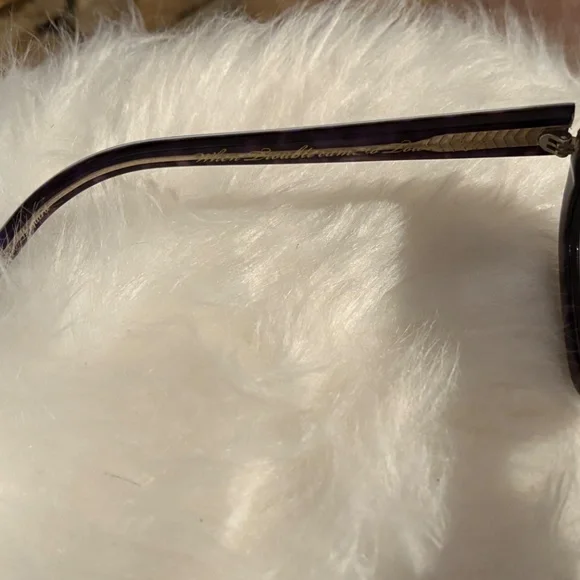 Anna-Karin Karlsson black and purple leopard preowned sunglasses - Picture 7 of 16